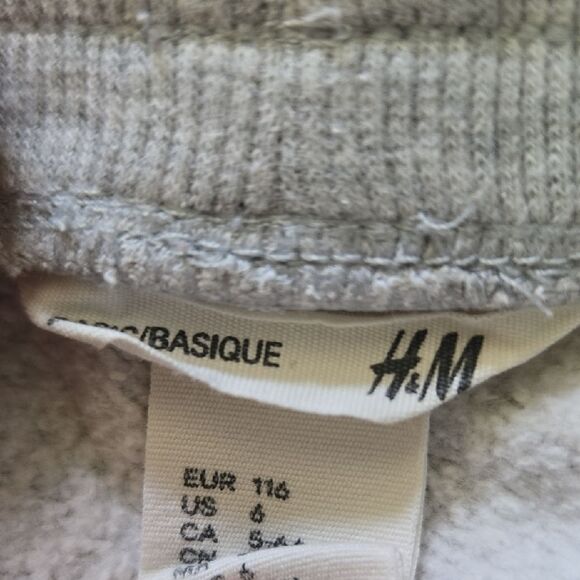 H&M Pink and Gray Sweatpants with Elastic Cuffs - Picture 3 of 4